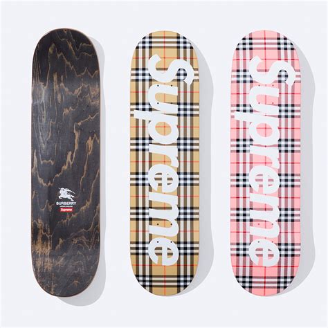 bob supreme burberry|supreme Burberry skateboard.